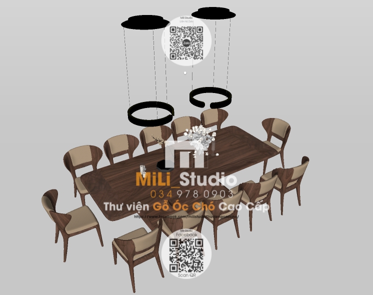 SET BAN AN RC NEWMILI BA004_SKP