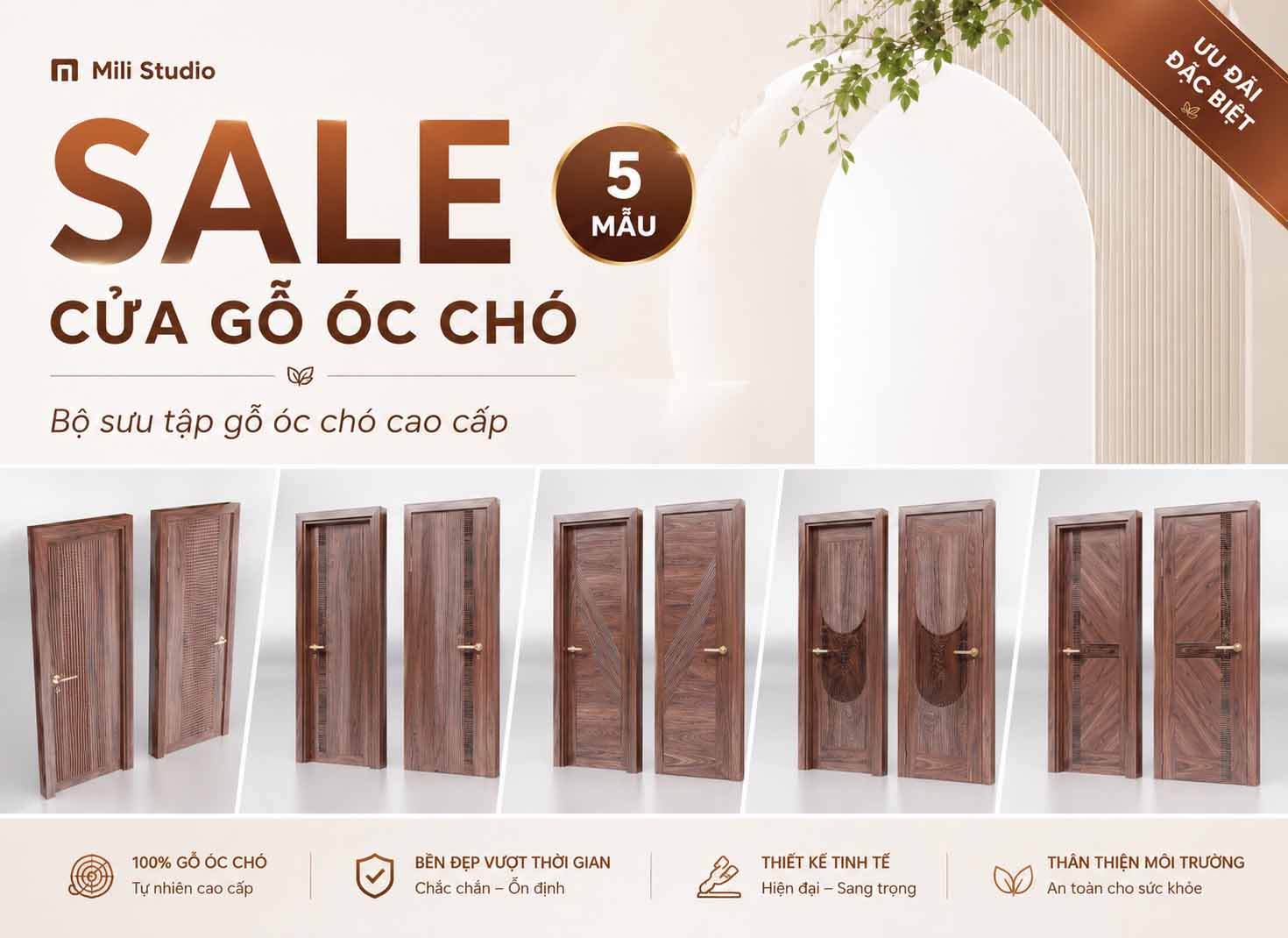 CUA GO OC CHO - 5 MAU